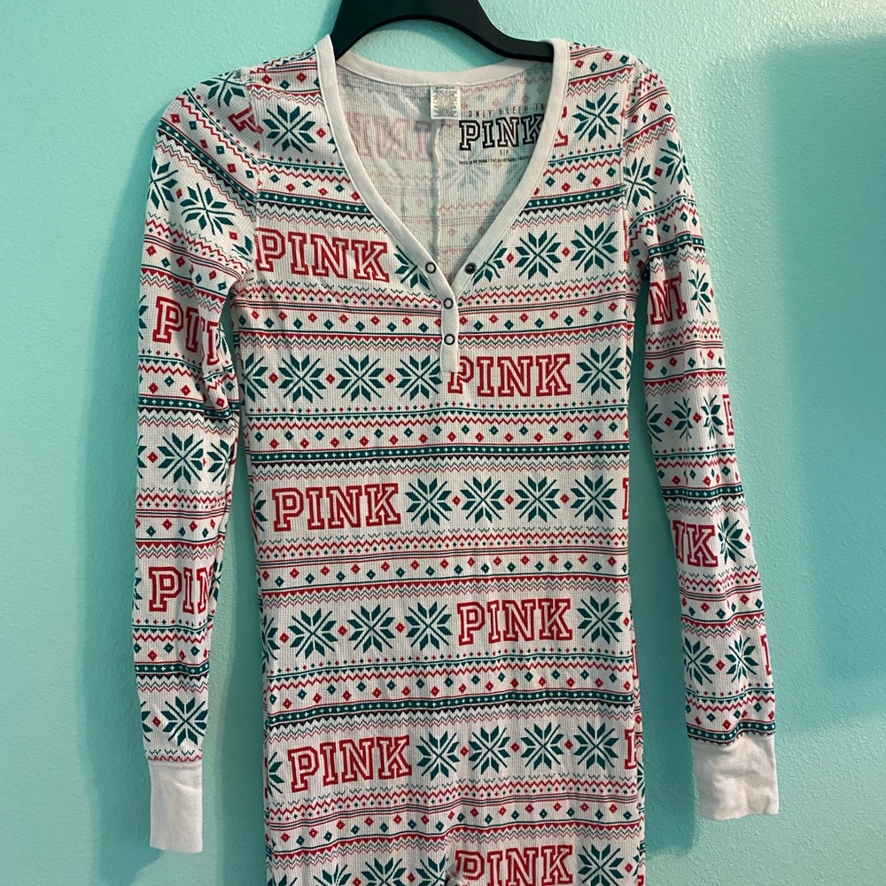 Pink Holiday Theme Onesie